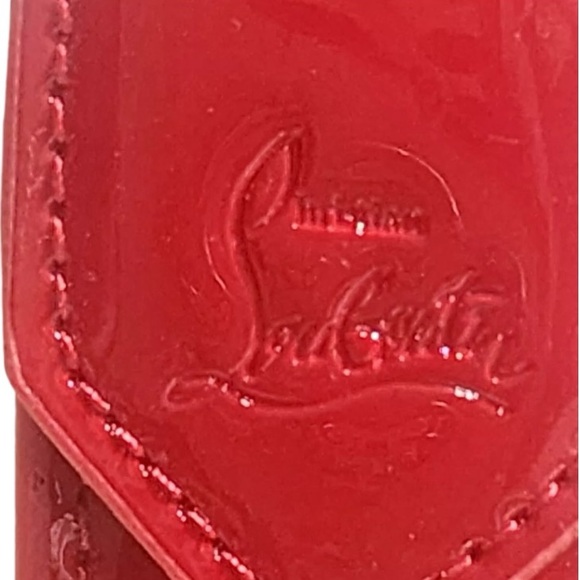 Christian Louboutin Red Lipstick Case With Chain - Picture 4 of 6